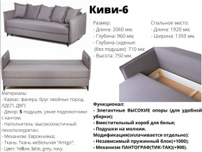 Диван Киви-6 ВМ в Касли - kasli.magazinmebel.ru | фото - изображение 2