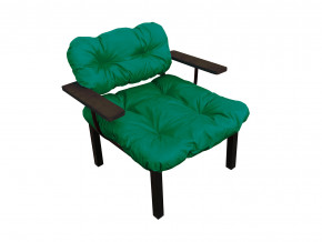 Кресло Дачное зелёная подушка в Касли - kasli.magazinmebel.ru | фото