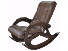 Кресло-качалка К 5/1 коричневый крокодил в Касли - kasli.magazinmebel.ru | фото