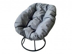 Кресло Пончик без ротанга серая подушка в Касли - kasli.magazinmebel.ru | фото