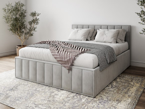 Кровать 1800 Лана серый велюр в Касли - kasli.magazinmebel.ru | фото