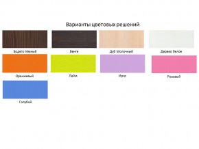 Кровать чердак Кадет 1 Бодего-Белое дерево в Касли - kasli.magazinmebel.ru | фото - изображение 2