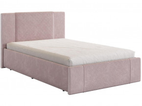 Кровать Хлоя 1200 велюр нежно-розовый в Касли - kasli.magazinmebel.ru | фото