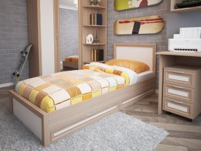 Кровать с настилом Остин модуль 21 с ящиками 24 в Касли - kasli.magazinmebel.ru | фото