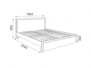 Кровать с основанием Беатрис мод 7 Орех гепланкт в Касли - kasli.magazinmebel.ru | фото - изображение 2