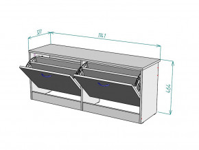 Обувница W55 в Касли - kasli.magazinmebel.ru | фото - изображение 3