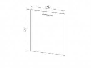 П 60 Комплект для посудомоечной машины 600 мм (цоколь + фасад) ЛДСП в Касли - kasli.magazinmebel.ru | фото