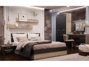 Спальня Ким Графит софт, сонома в Касли - kasli.magazinmebel.ru | фото