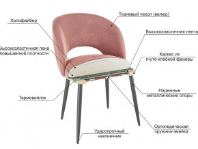 Стул Моли велюр синий в Касли - kasli.magazinmebel.ru | фото - изображение 2