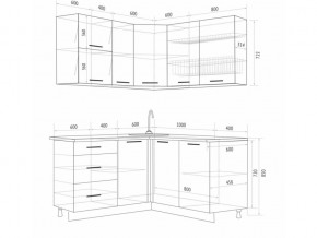 Угловой кухонный гарнитур Флоренс Грин в Касли - kasli.magazinmebel.ru | фото - изображение 4