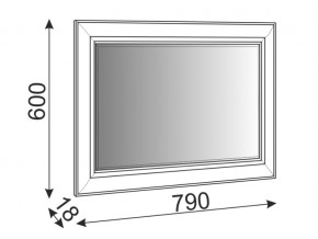 Зеркало Саванна М07 в Касли - kasli.magazinmebel.ru | фото - изображение 2